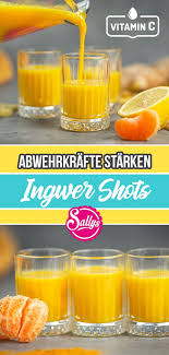 Ingwer Shots Smoothie Rezepte Gesund Ingwer Shot Protein Shake Selber Machen