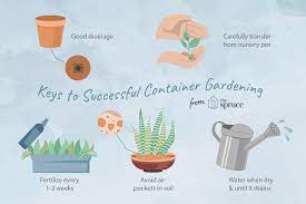 A small hole in the bottom of a pot allows gravity to take over. The Elements Of Successful Container Gardening