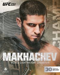 The lightweight king turns away another challenge! 👑 Islam Makhachev  defeats Alex Volkanovski by KO in the rematch to defend his title at  #UFC294! [ B2YB Crypto.com ] #InAbuDhabi