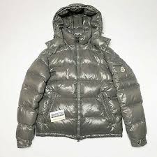 Ad Ebay Url Moncler Maya Mens Jacket Down Green Grey Size 3 M L Large 100 Authentic Rare Green And Grey Moncler Mens Jackets