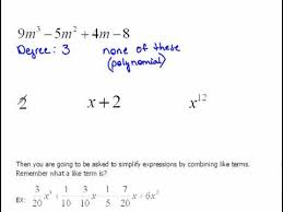 polynomials lessons tes teach