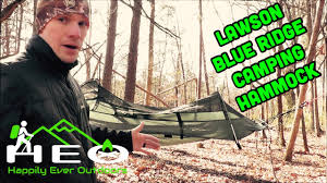 It has a size/weight similar to a single person tent, so it attaches easily to a backpack. Lawson Blue Ridge Camping Hammock Review Youtube