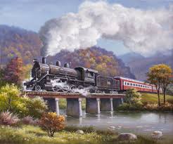 Product Categories Sung Kim Bentley Licensing Group Train Pictures Train Art Railroad Art
