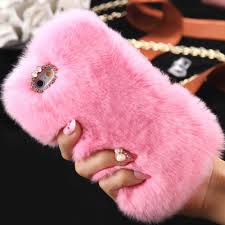 D Luxe Fur Phone Case Pink Apple Iphone 6 Iphone Telefon Kiliflari Iphone Kiliflari