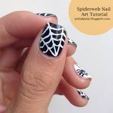 Spider and cow web nails. Polish Pals Spiderweb Nail Art Tutorial