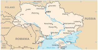 Map Of Ukraine And Surrounding Countries Map Shows The Dniester River Ukraine Eastern Europe Donetsk