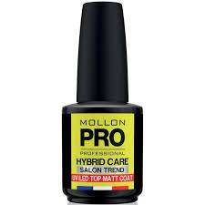 From glossy, matte & beyond. Matt Top Coat Semi Permanent Nail Care Mollon Pro Hybrid 15ml