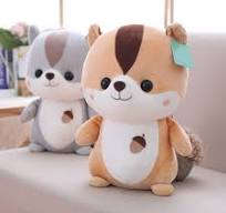 OEM Children'S Squirrel Plush Toy 25cm With Polypropylene ...