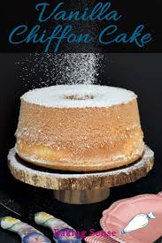 Vanilla Chiffon Cake Recipe Vanilla Chiffon Cake Recipe Angel Food Cake Pan Cake