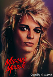 Michael Monroe of Hanoi Rocks Digital Art