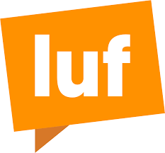 This was a temporary logo, to bridge the old and new, until a new visual identity was developed. Klubbar Liberala Ungdomsforbundet