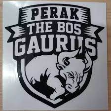 Bos gaurus fc, 4k, logo, geometric art, malaysian football club, yellow background, malaysia super league, ipoh city, malaysia, football, perak tbg. Sticker Car Cutting Perak The Bos Gaurus Lazada