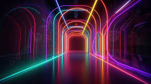 Neon Lit 3d Abstract Background Space Construction And Tunnel Imagery, Led  Background, Light Tunnel, Neon Line Background Image And Wallpaper for Free  Download