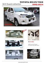 Hot Item Hilux Vigo Front Grille Guard 05 12 Vigo Toyota Hilux Grill Guard