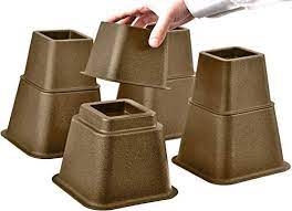 Ideal for lifting a table for wheelchair access or even lifting a chair to a more convenient height. Home It Adjustable Bed Risers Or Furniture Riser Bed Lifts In Heights Of 8 5 Or 3 Inches Heavy Duty Set Of 4 Bed Riser Brown Bedding Linen Amazon Com Au