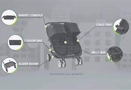 Buy Baby Jogger Belly Bar City Mini 2 Double Stroller City Mini Gt2 Double Stroller Black Online In Kazakhstan B07ygw2bqy