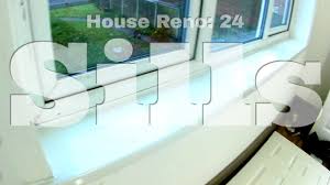 A while back i wrote a post on different ways to dress a bay window. Fitting Three Interior Window Sill Covers Youtube