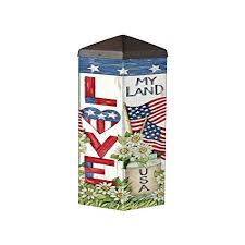 Their customers are loving our art poles! Studio M Pl1091 America Daisy Garden Art Pole
