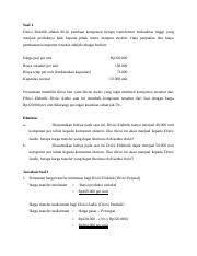 Harga transfer yang dapat diterima oleh kedua divisi adalah senilai hatga pasar dkurangi potongan= rp304.000 per unit jawaban soal 2 1. Soal Jawab Harga Transfer Docx Soal Latihan Transfer Pricing Soal 1 Divisi Elektrik Adalah Divisi Pembuat Komponen Berupa Transformer Berkualitas Course Hero