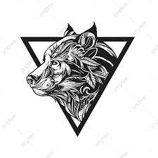 Animal Ornamental Tribe Tattoo Design Abstract Angry Animal Png And Vector With Transparent Background Fo Tribal Wolf Tattoo Tribe Tattoo Wolf Tattoo Design