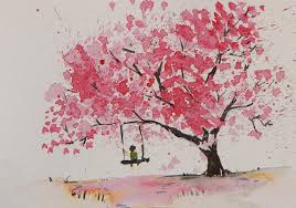 Check spelling or type a new query. Cherry Tree My 2nd Watercolor Painting Checking It Out Steemit