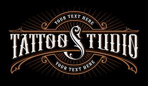 Подарочный сертификат west end tattoo. Vintage Lettering Of Tattoo Studio Download Free Vectors Clipart Graphics Vector Art