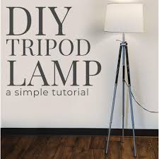 Customize its height so it will look great in the room. How To Make An Industrial Chic Floor Lamp From A Vintage Photography Tripod Hawk Hill