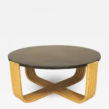 Hollywood regency faux bamboo coffee table with brass glass top pertaining to size 1400 x 1400. Paul Frankl Paul Frankl American Art Moderne Bakelite And Faux Bamboo Coffee Table