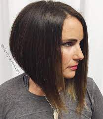 Steeply Angled Brown Bob Medium Bob Hairstyles Bob Hairstyles Bob Hairstyles 2018