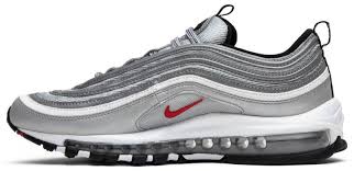 The nike air max 97 premium is featured in a reflective silver colorway, and it's now available at select nike stores overseas. Air Max 97 Og Qs Silver Bullet 2017 Nike 884421 001 Goat