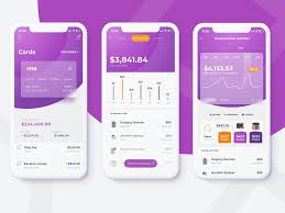E Banking Dashboard Mobile App Design Inspiration Android App Design App Interface Design