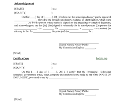 Ask the signer to acknowledge that he or she executed the document, check acceptable identification, and then notarize the signature. 25 Notarized Letter Templates Samples Writing Guidelines