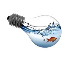 Light Bulb Fish Bowl Light Bulb Fish Bow Made With Gimp Light Bulb Fish Light Bulb Bowl Light