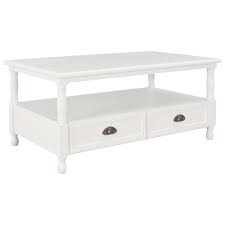 Table blanche en bois patiné, avec un tiroir et joli poignée coquille. Table Basse Blanc 100 X 55 X 45 Cm Bois Achat Vente Table Basse Table Basse Blanc 100x55x45cm Soldes Sur Cdiscount Des Le 20 Janvier Cdiscount