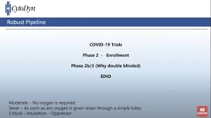 Cytodyn Timeline To Covid 19 Credibility Otcmkts Cydy Seeking Alpha