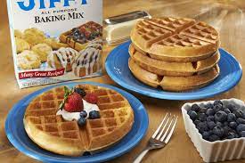 Baking Mix Belgian Waffles Jiffy Mix Recipe Baking Mix Baking Mix Waffle Recipe Baking Mix Recipes