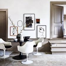 N A T H A N L I N D B E R G On Instagram Super Elegant Interior Design With Eero Saarinen Tulip Chairs Interior Elegant Interior Design Elegant Interiors