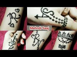 Dann nehmen sie diese zu ihrem tätowierer mit und diskutieren mit . Couple Alphabet Mehndi Tattoos Tattoo Mehndi Design A R S A J Z R N Artofit