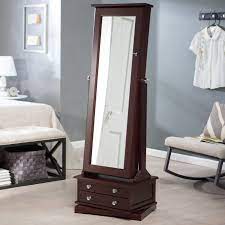 Order now for a fast home delivery or reserve in store. Belham Living Swivel Cheval Jewelry Armoire Cherry Walmart Com Walmart Com