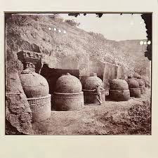 Archeological photos of Bhaja Caves ...