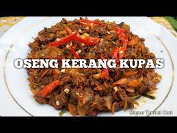 Masukkan kerang rebus, aduk, lalu tutup wajan. Resep Oseng Kerang Kupas Pedas Manis Youtube