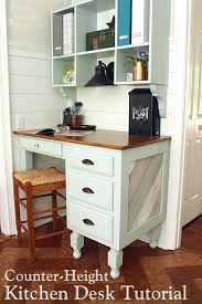 We just finished my craft room and are looking to move to the kitchen next. Building A Kitchen Counter Height Desk Lowe S Creator Idea Pretty Handy Girl