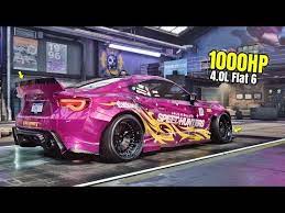 Need For Speed Heat Gameplay 1000hp Subaru Brz Premium Customization Drift Build Youtube Auto Carros Jogos