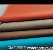 No DMF Water Based Microfiber Leather Scratch Resistant Non-toxic Vegan  Leather for Car Upholstery Bag Sofa Furniture Leather