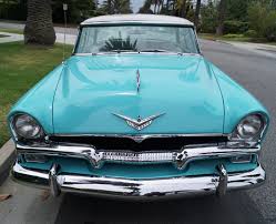 Image result for Miami Blue 1955 Plymouth