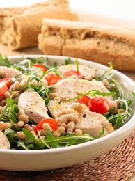 James Martin S Chicken White Bean Salad New Healthy Summer Recipe Healthy Summer Recipes White Bean Salad Summer Recipes