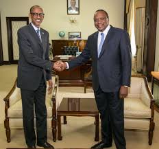 The president of kenya uhuru kenyatta arrives at the elysée palace welcomed by the french president emmanuel macron President Kagame Kenya S Uhuru Kenyatta Hold Bilateral Talks In Nairobi Kt Press