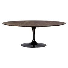 table ovale marbre marquina 198cm knoll table basse ovale table basse table ovale