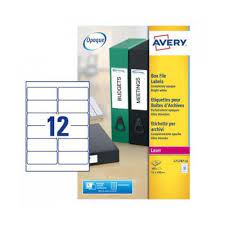 Print presentations, programs, catalogs and more with ease. Avery Laser Box File Labels 41x100mm Pack Of 300 L7176 Av98896