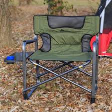 Check spelling or type a new query. Ozark Trail Xxl Folding Padded Director Chair With Side Table Red Walmart Com Walmart Com